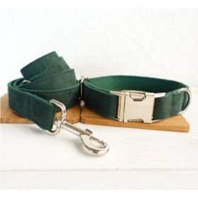 MUTTCO pet collar bow traction set (Option: Set A-XS)