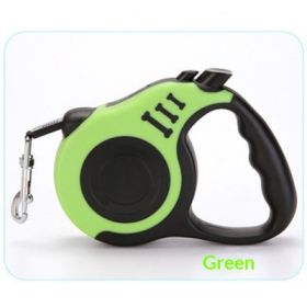 Pet Automatic Telescopic Traction Rope (Option: green-3m)