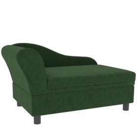 Pet Sofa Bed Couch with Storage, Pet Sofa for Cats and Small Dogs, Green (Option: Green)
